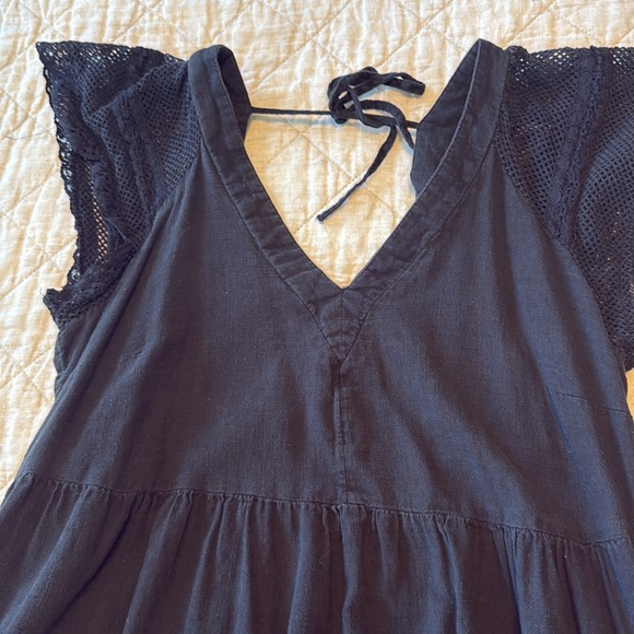 Old Navy black midi dress - Picture 4 of 8